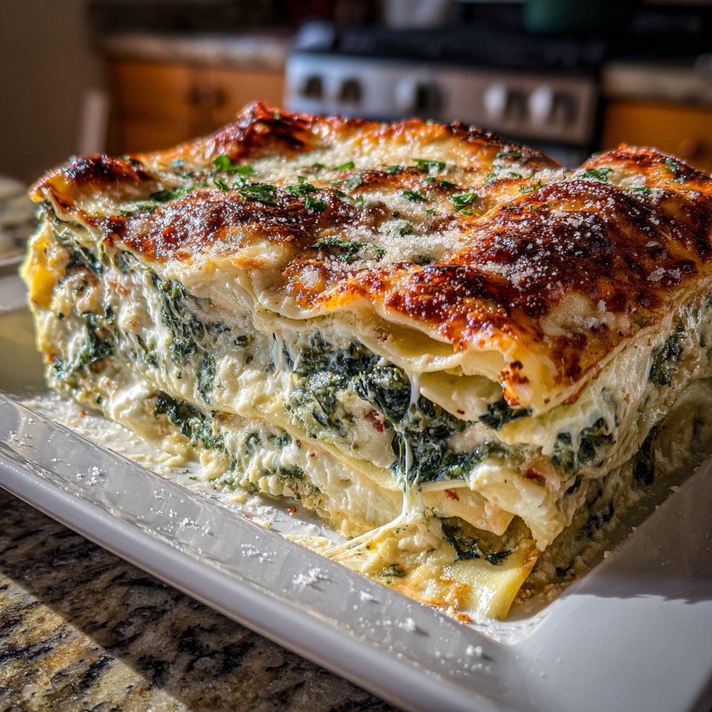 Lasagne mit Spinat und Ricotta