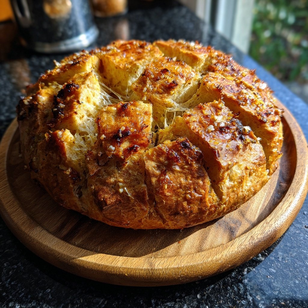Zupfbrot Mit Knoblauch Öl