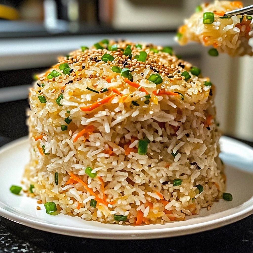 Gebratener Reis mit Sesamöl