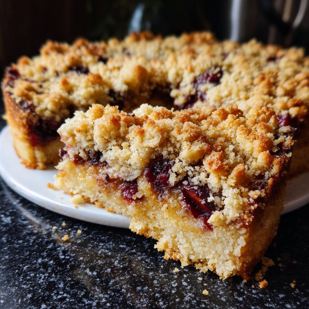 Kuchen mit Zwetschgen und Streuseln