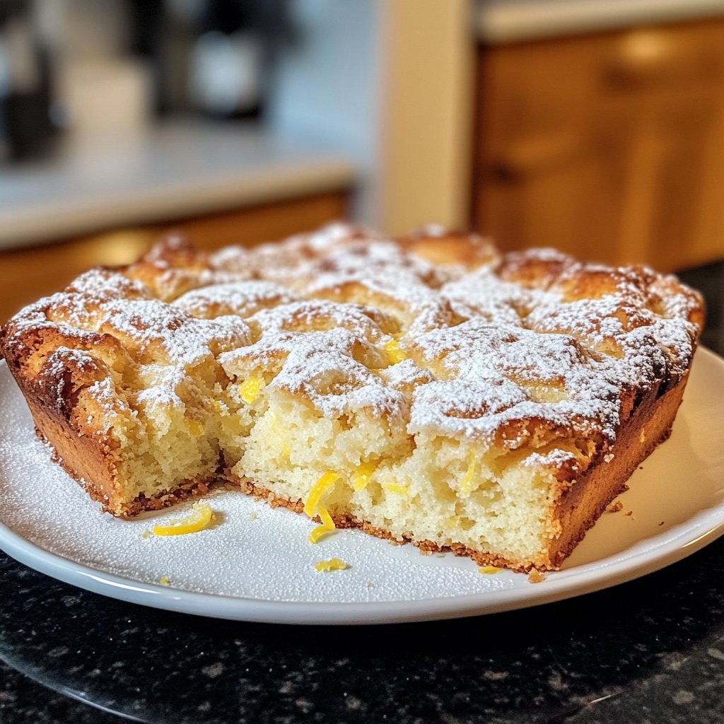 Zitronenkuchen für Gäste