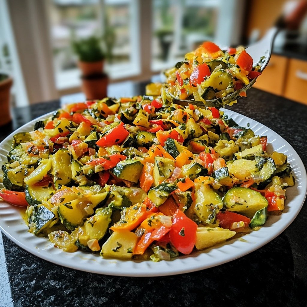 Gemüsepfanne mit Zitronengras