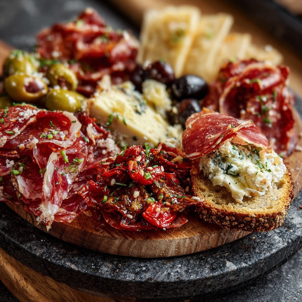 Antipasti-Platte für Paare