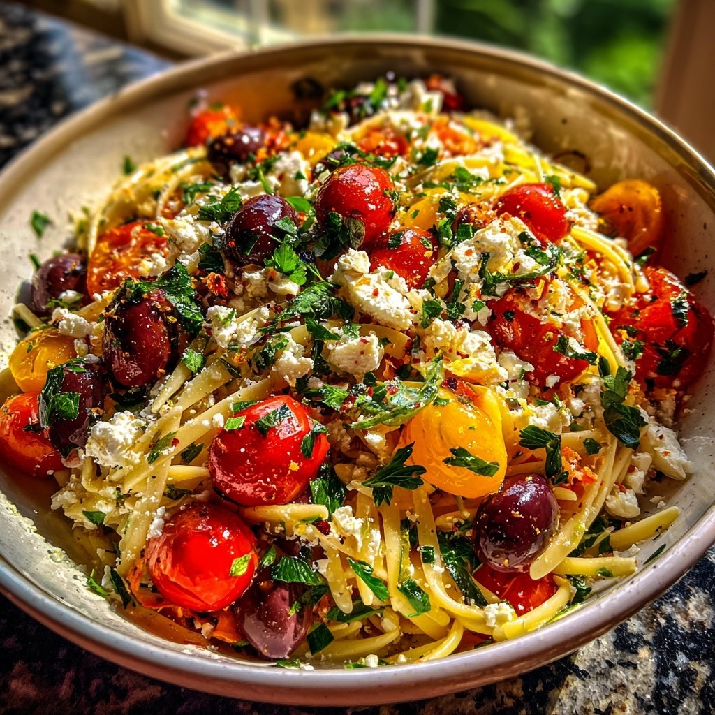 Mediterraner Nudelsalat Gesund