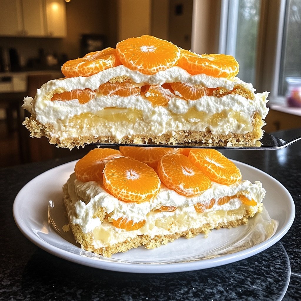 Käse-Sahne-Torte mit Mandarinen