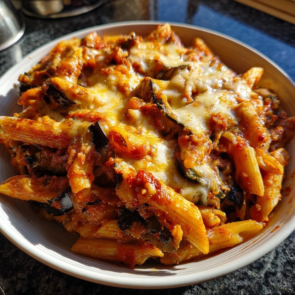 Internationale Küche Italienische Pasta alla Norma