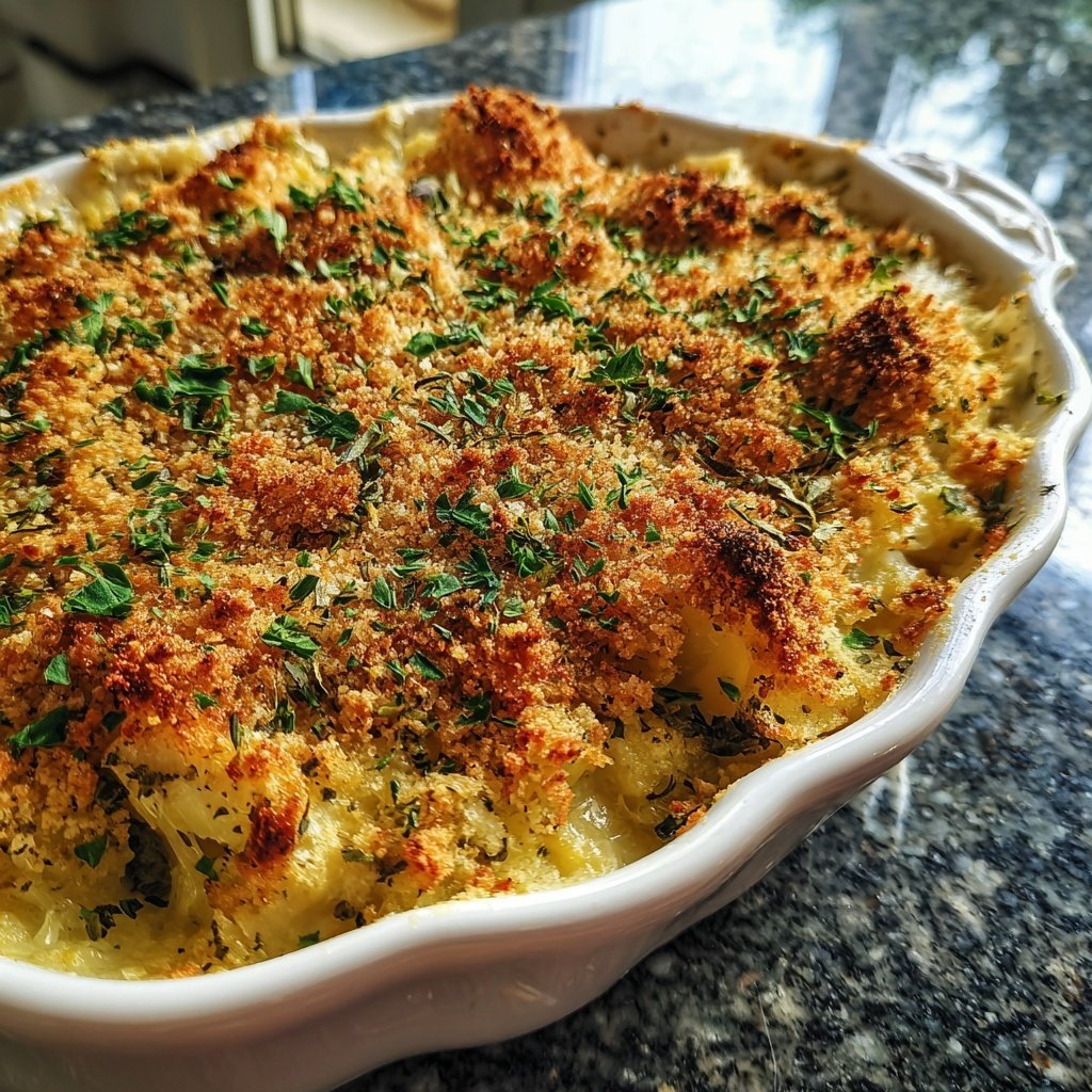 Blumenkohl Gratin Mit Semmelbröseln