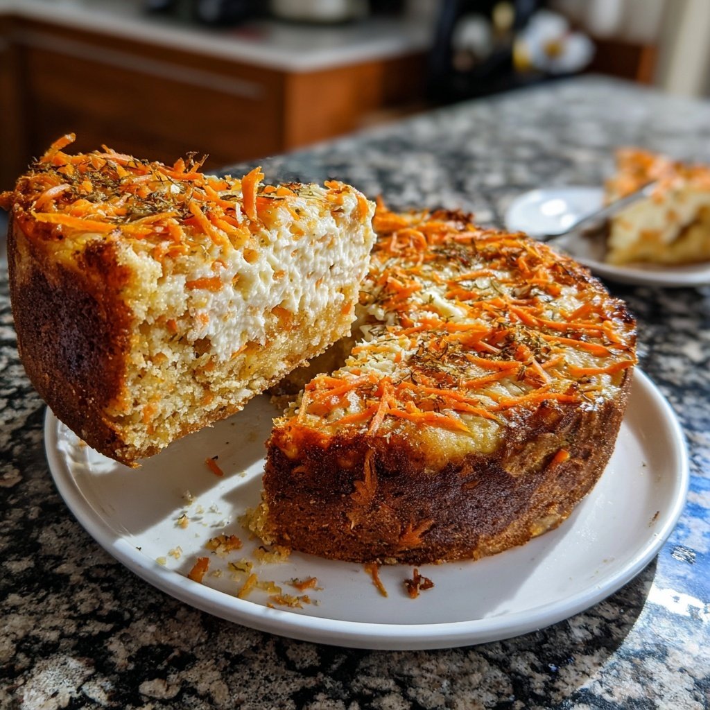 Karottenkuchen Mit Frischkäse Füllung