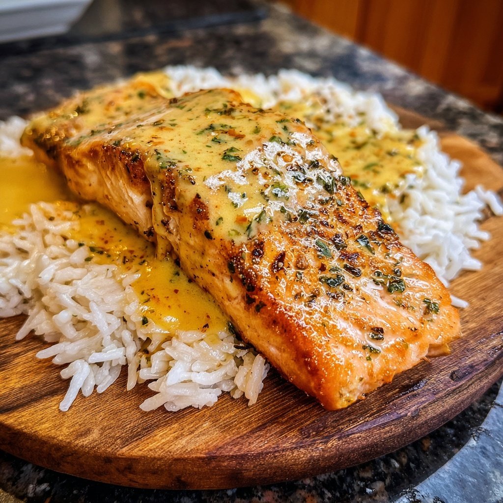 Lachs mit Butterreis