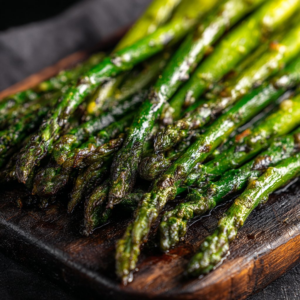 Grüner Spargel Aus Dem Ofen
