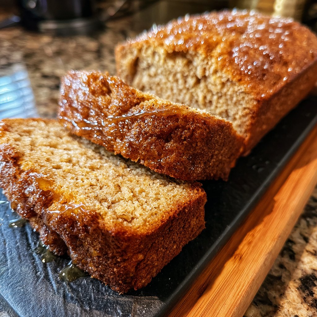 Bananenbrot mit Zimt und Honig