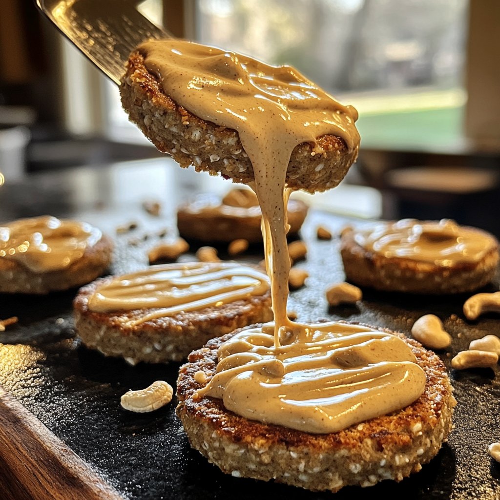 Protein Bällchen mit Cashewmus
