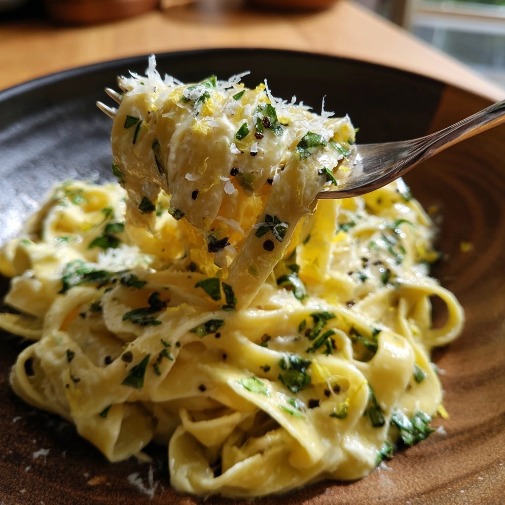 Tagliatelle mit Zitronencreme